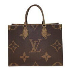 Louis Vuitton On the Go Brown Monogram Giant Reverse Tote Bag
